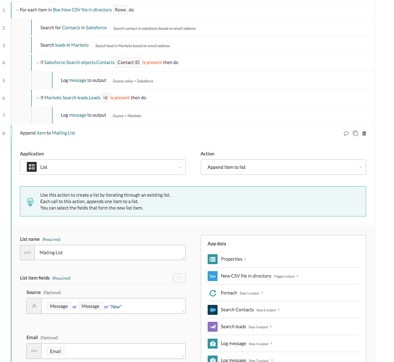 Orchestrating workflows with Workato